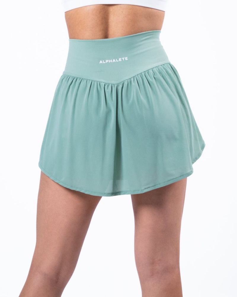 Jade Alphalete Trace Skirt Women's Skirts | 9348276-EU