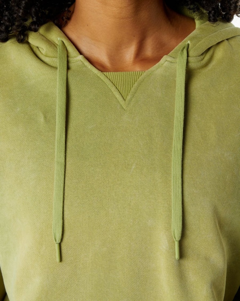 Jade Green Alphalete Very Terry Hoodie Women's Hoodie | 5407912-TQ