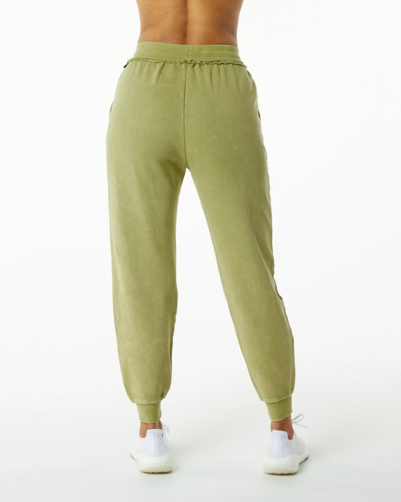 Jade Green Alphalete Very Terry Jogger Women's Jogger | 6093471-NY