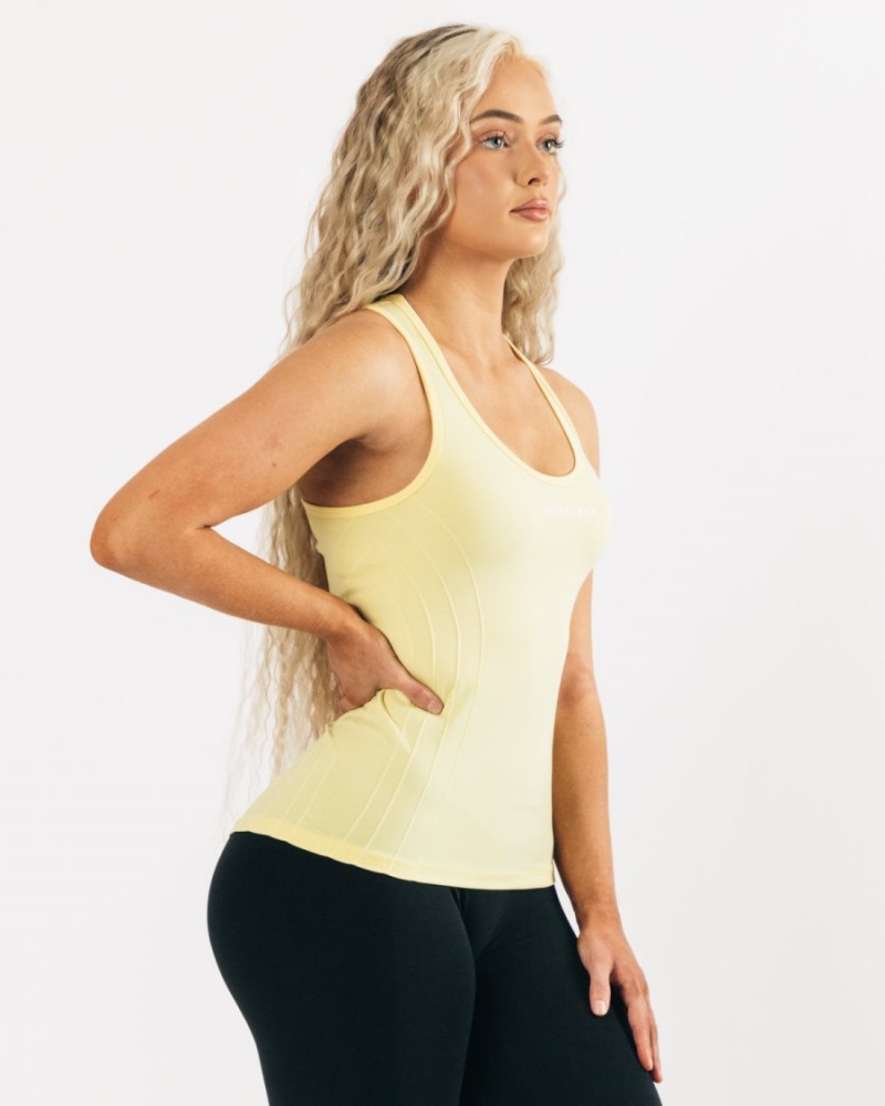 Lemonade Alphalete Seamless Tank Women's Tank Top | 3624197-MB