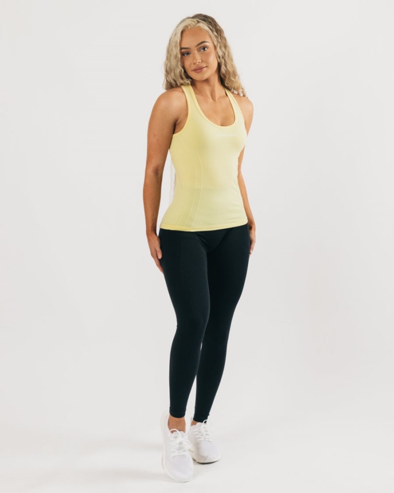 Lemonade Alphalete Seamless Tank Women's Tank Top | 3624197-MB