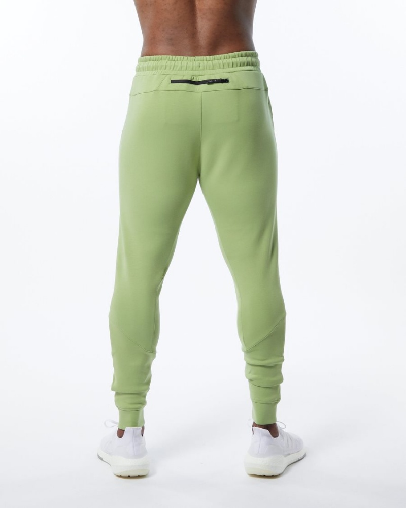 Light Green Alphalete ELMTS Cuffed Jogger Men's Jogger | 7951283-TY