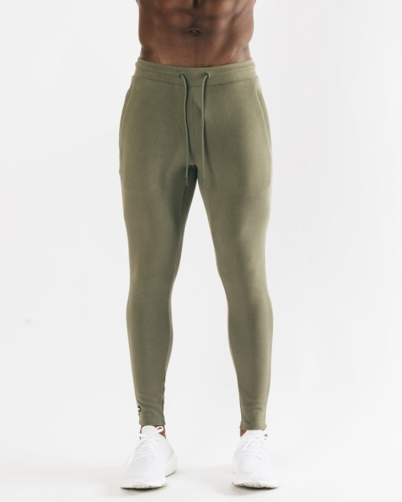 Light Olive Alphalete Identity Jogger Men\'s Jogger | 5732894-FM