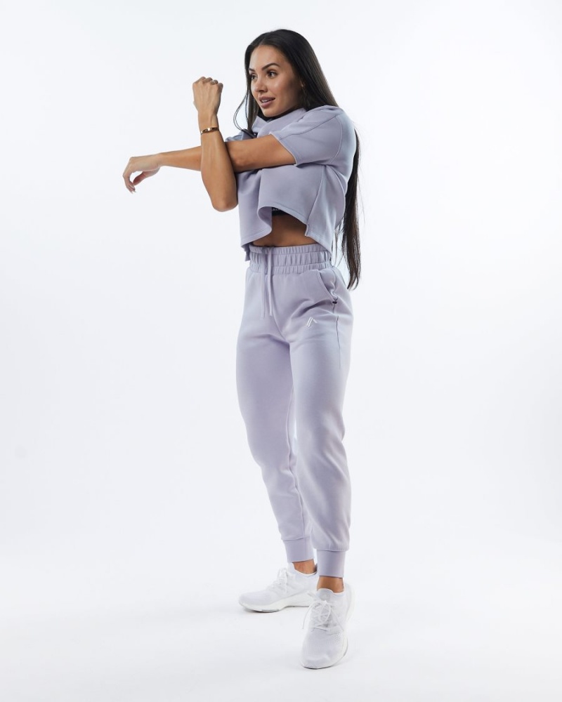 Lilac Alphalete ELMTS Cuffed Jogger Women's Jogger | 2658301-IW