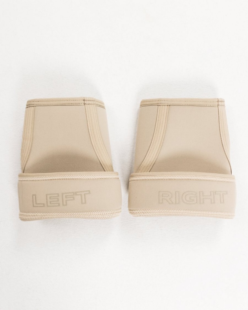 Linen Alphalete Knee Sleeves Men's Accessories | 1204658-EF