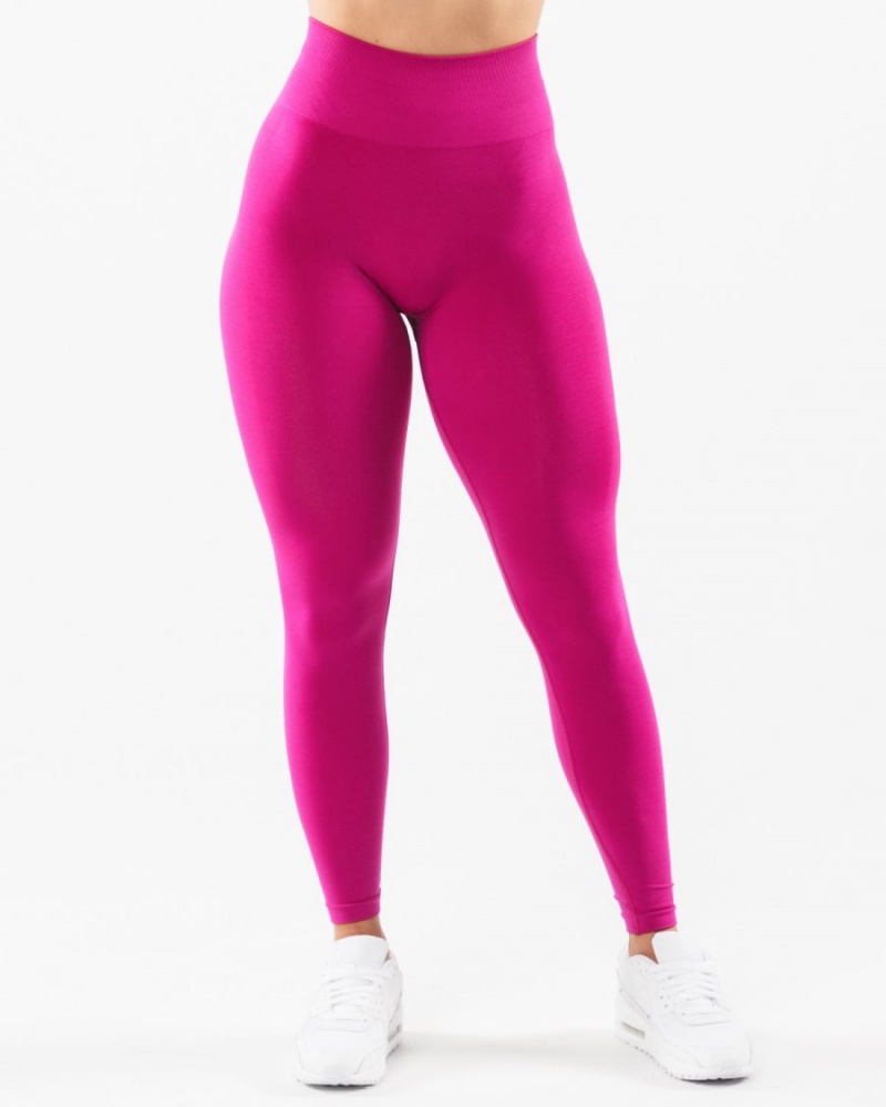 Magenta Alphalete Amplify Legging Women's Leggings | 4135270-KD