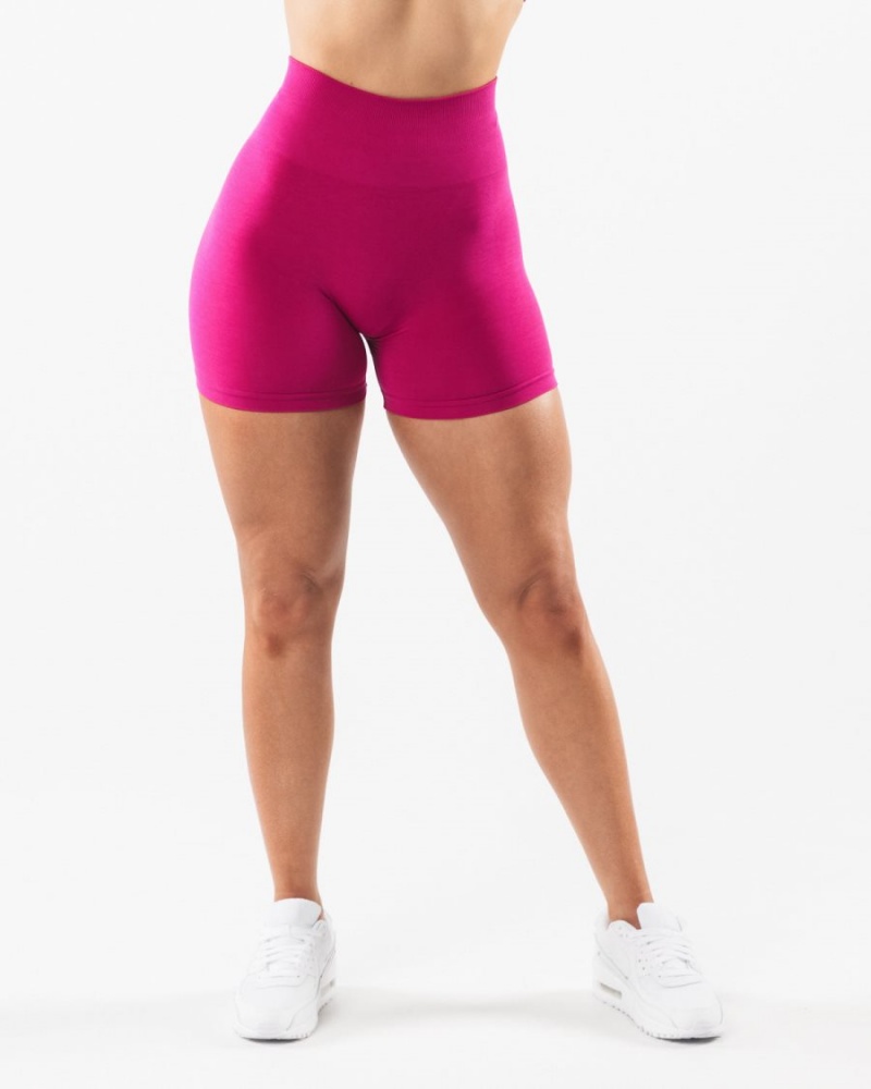 Magenta Alphalete Amplify Short 4.5" Women's Shorts | 3720918-YO