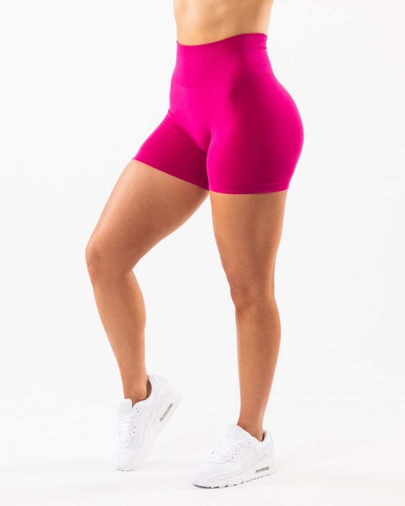 Magenta Alphalete Amplify Short 4.5" Women's Shorts | 3720918-YO