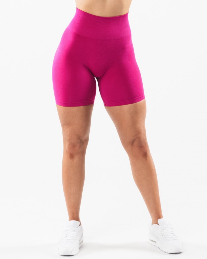 Magenta Alphalete Amplify Short 6.5” Women's Shorts | 1894372-CH