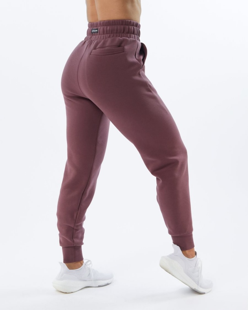 Mauve Alphalete ELMTS Cuffed Jogger Women's Jogger | 6213079-QB