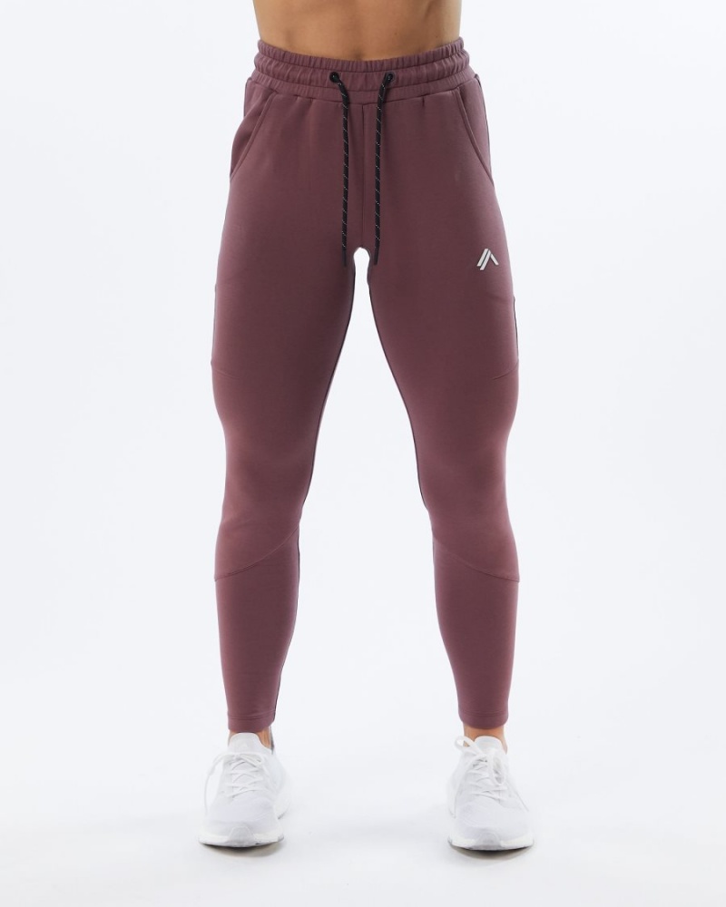 Mauve Alphalete ELMTS Zip Jogger Women's Jogger | 4789536-UP