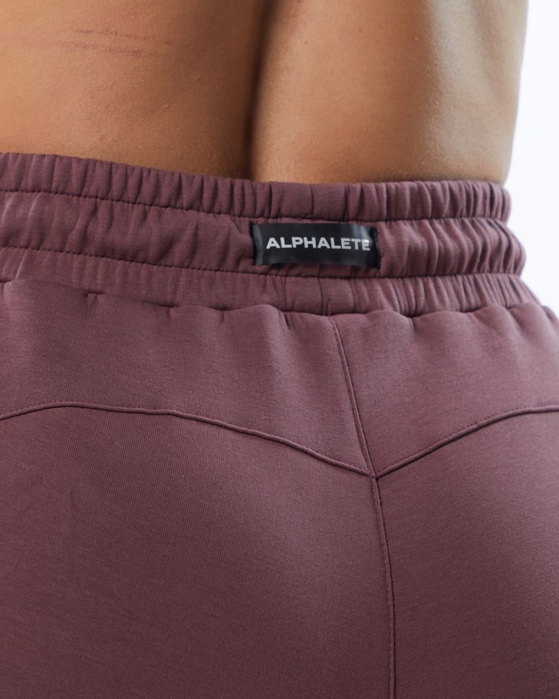 Mauve Alphalete ELMTS Zip Jogger Women's Jogger | 4789536-UP