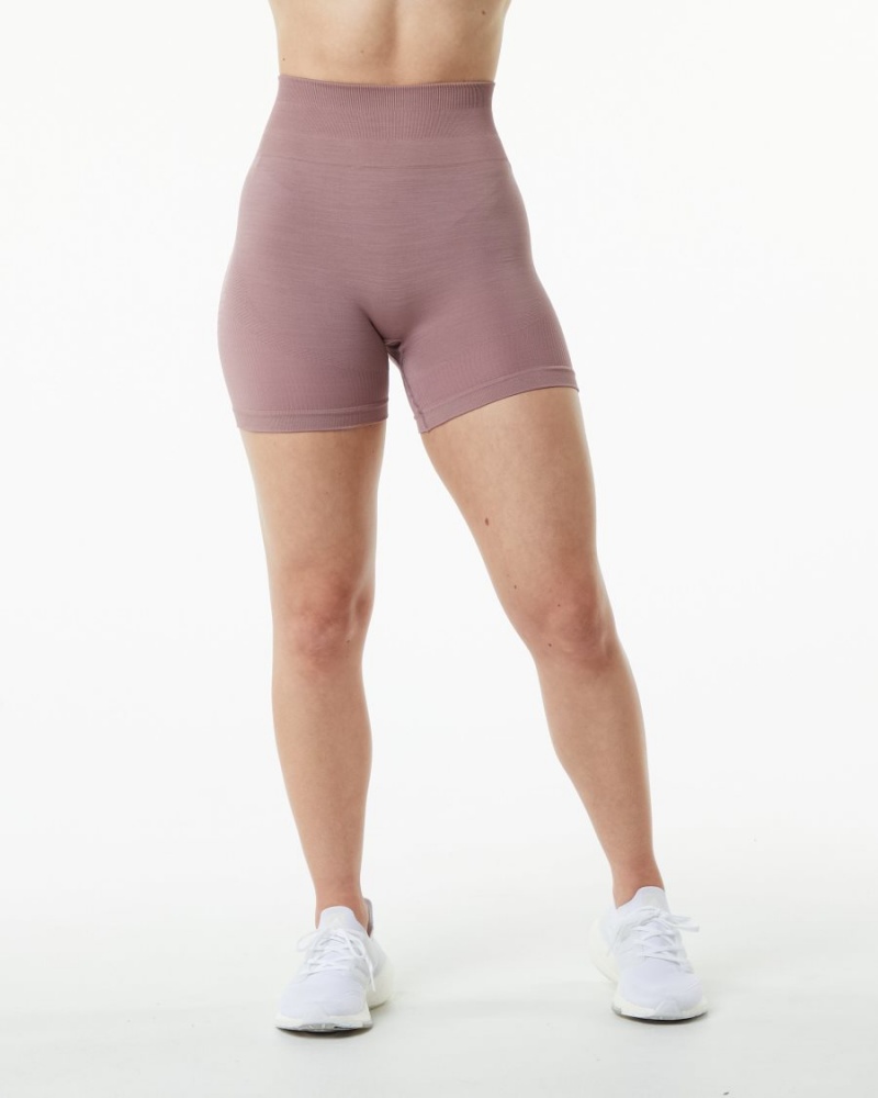 Mauve Alphalete Ozone Short 5.5" Women's Shorts | 7380156-LY