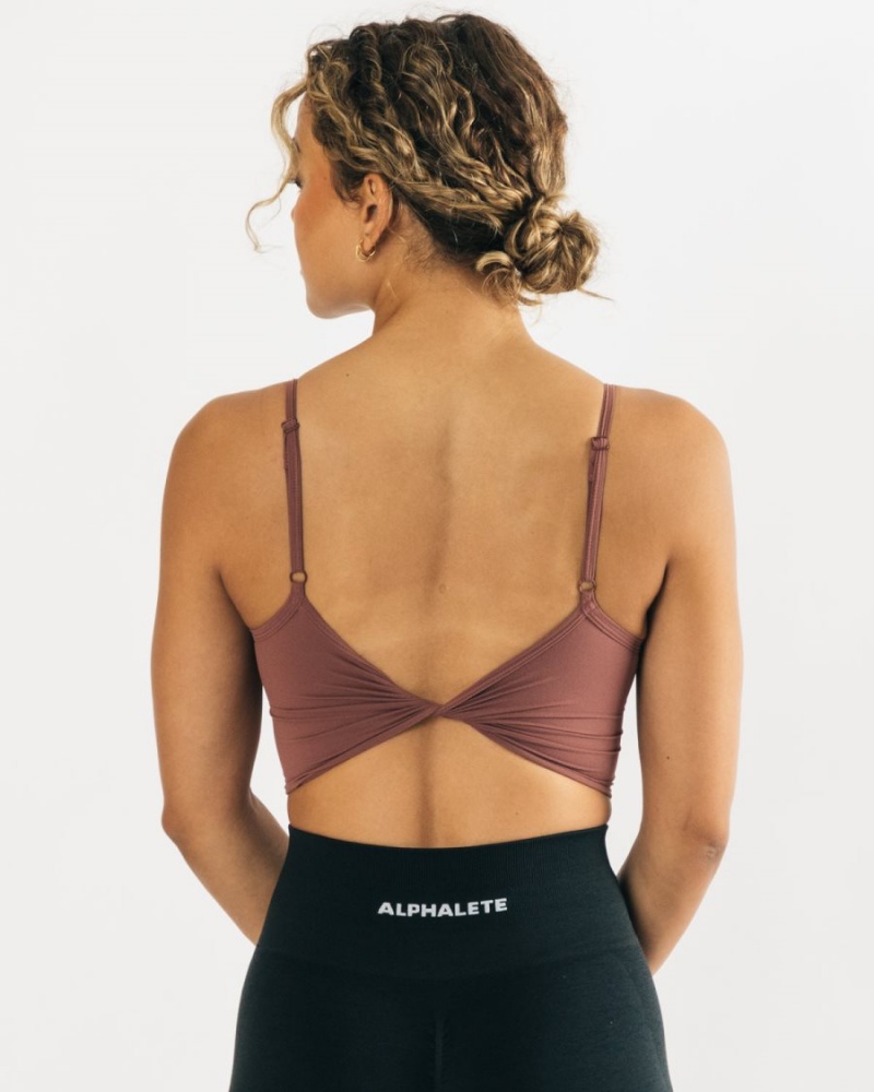 Mauve Alphalete Ultrasoft Allure Tank Women's Tank Top | 3502689-XU