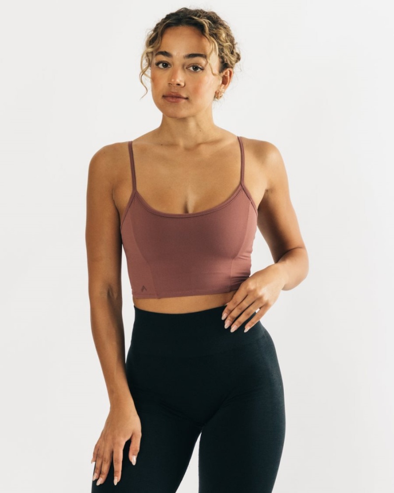 Mauve Alphalete Ultrasoft Allure Tank Women\'s Tank Top | 3502689-XU