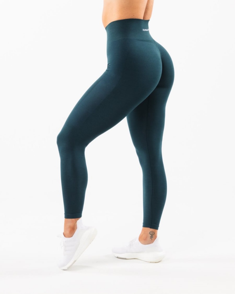 Midnight Alphalete Amplify Legging Women's Leggings | 6879025-XJ