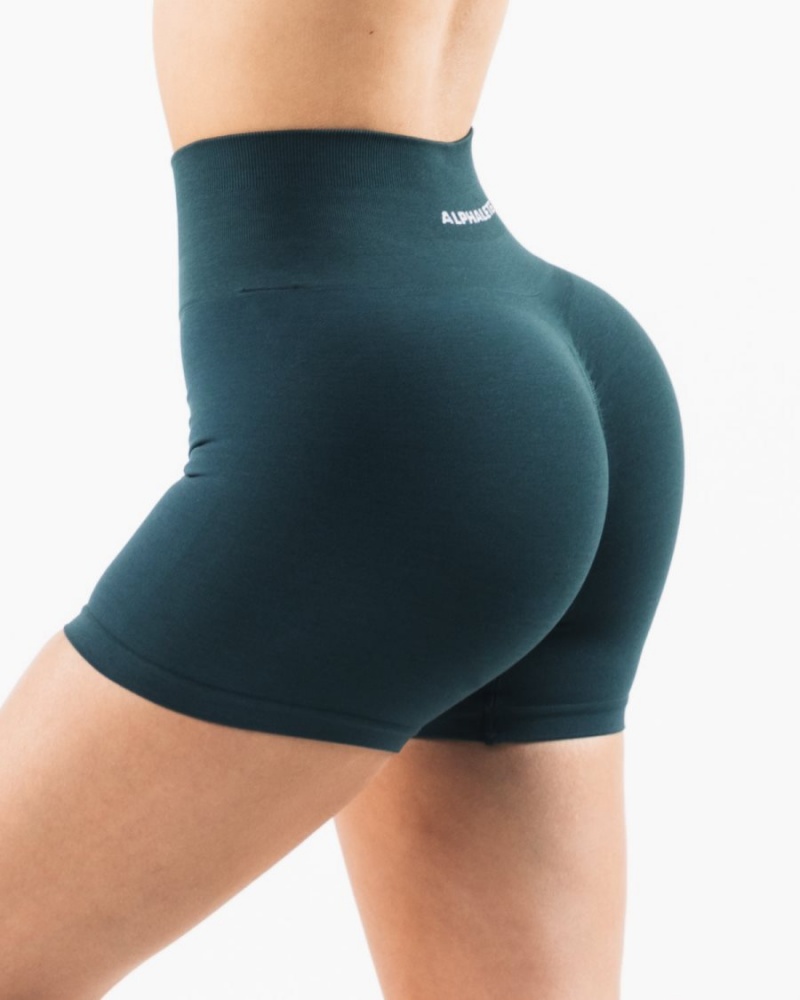 Midnight Alphalete Amplify Short 4.5" Women's Shorts | 2368704-CQ