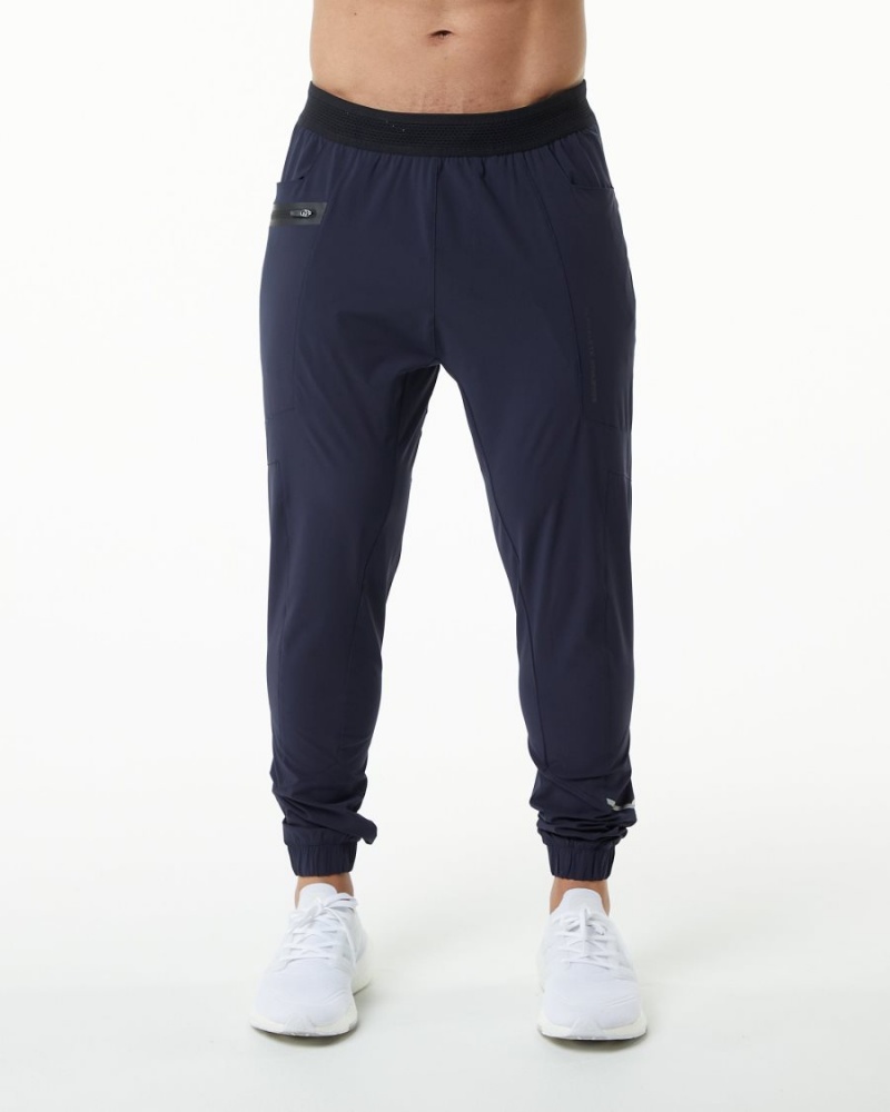 Midnight Blue Alphalete Studio Pant Men\'s Jogger | 7943105-CV