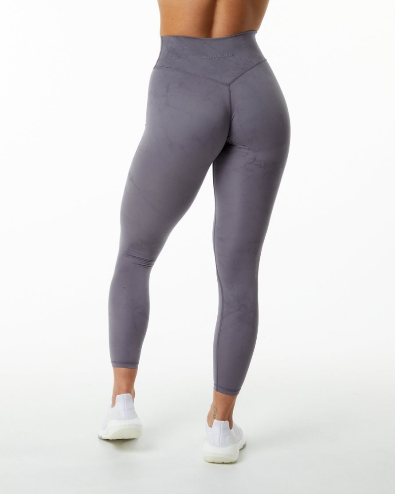 Misty Lilac Alphalete Alphalux Wonder Legging 27" Women's Leggings | 8419507-WK