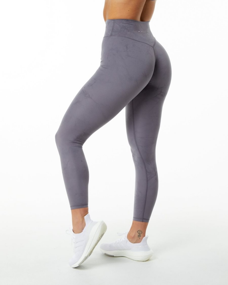 Misty Lilac Alphalete Alphalux Wonder Legging 27" Women's Leggings | 8419507-WK