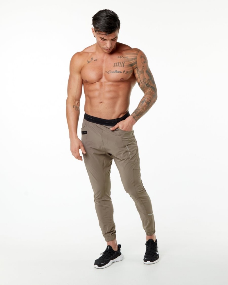 Mocha Alphalete Studio Pant Men's Jogger | 6758920-UD