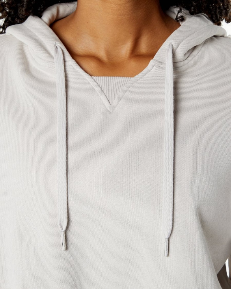 Moonstone Alphalete Very Terry Hoodie Women's Hoodie | 2184690-DO