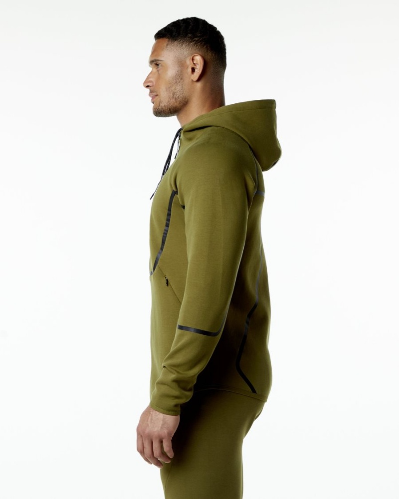 Moss Alphalete ELMTS Athletic Jacket Men's Jackets | 4583726-NS