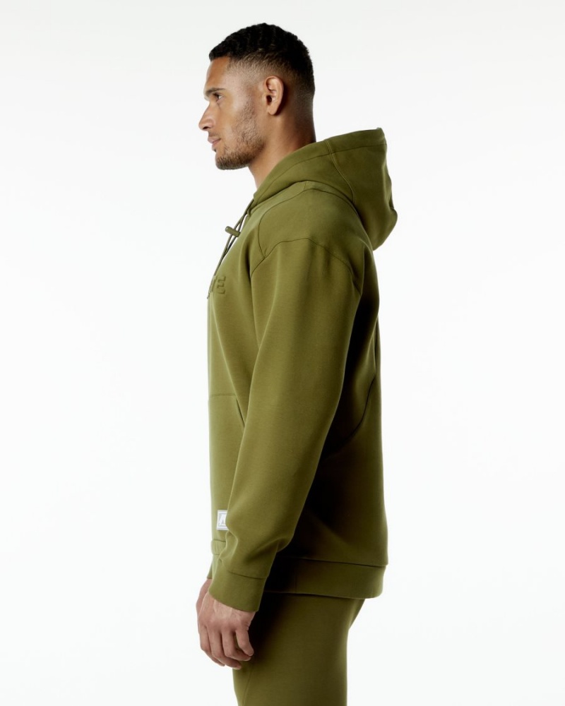 Moss Alphalete ELMTS Hoodie Men's Hoodie | 4307195-TG