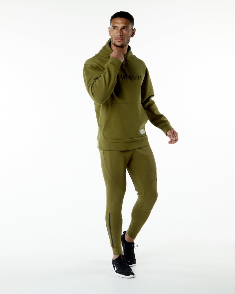 Moss Alphalete ELMTS Hoodie Men's Hoodie | 4307195-TG