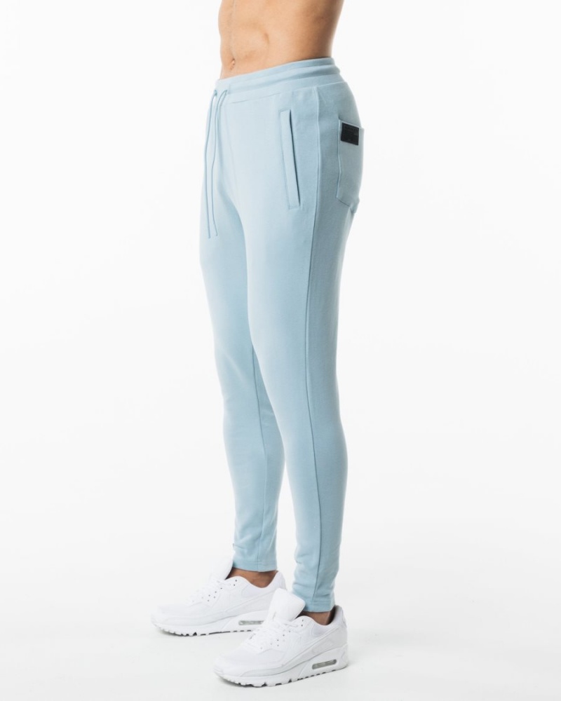 Muted Blue Alphalete Identity Jogger Men's Jogger | 9041278-RU