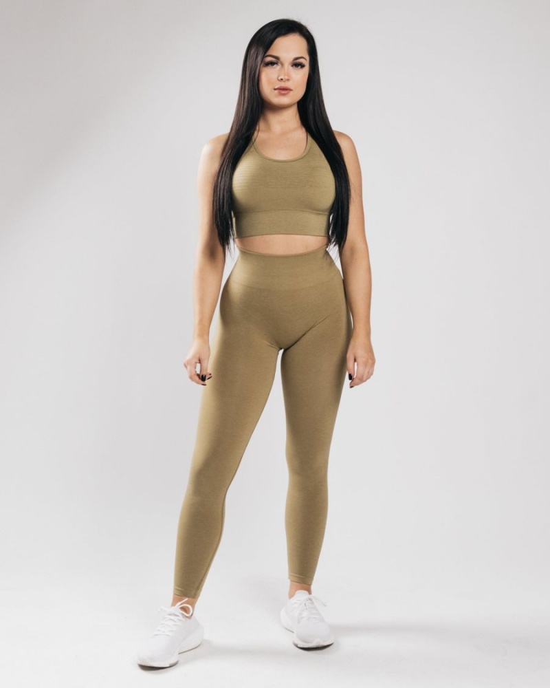 Not Gold Alphalete Amplify Legging Women's Leggings | 0978564-AH