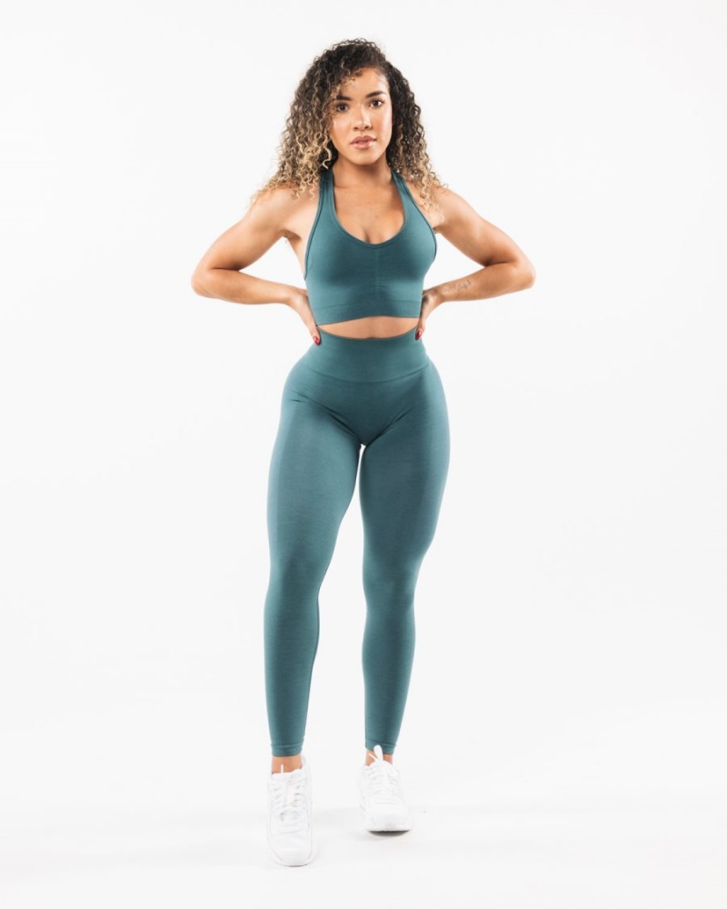 Ocean Alphalete Amplify Legging Women's Leggings | 4379582-JV