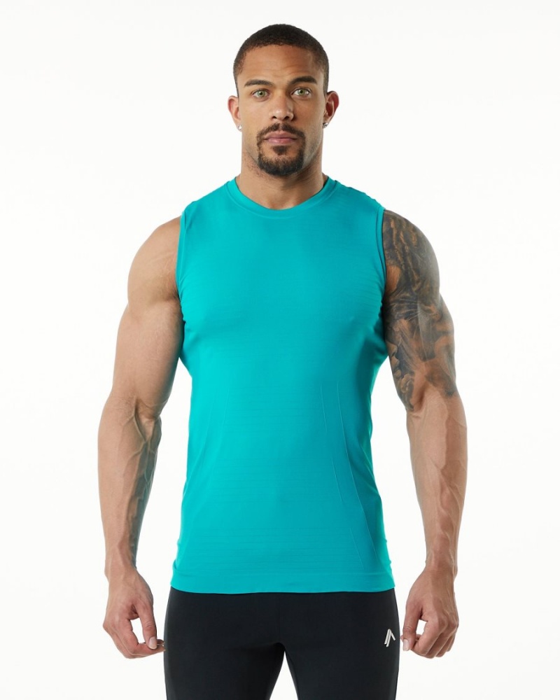 Ocean Alphalete Hero Tank Men\'s Tanks | 2835901-KR