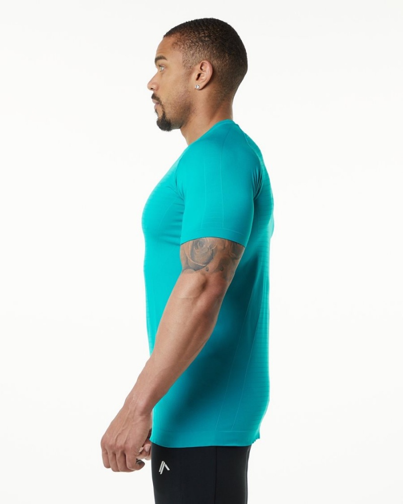 Ocean Alphalete Hero Tee Men's Shirts | 7082496-VO