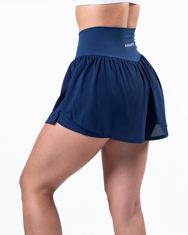 Persian Blue Alphalete Trace Skirt Women's Skirts | 0674298-XQ