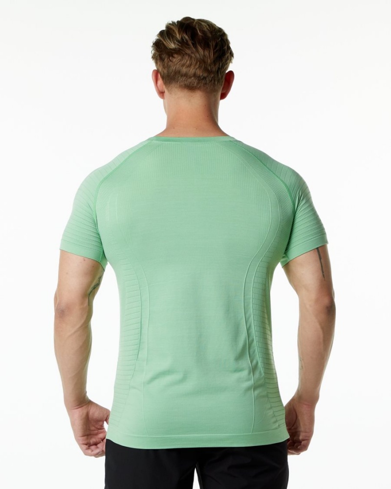 Pistachio Alphalete Ozone Tee Men's Shirts | 3687259-FQ