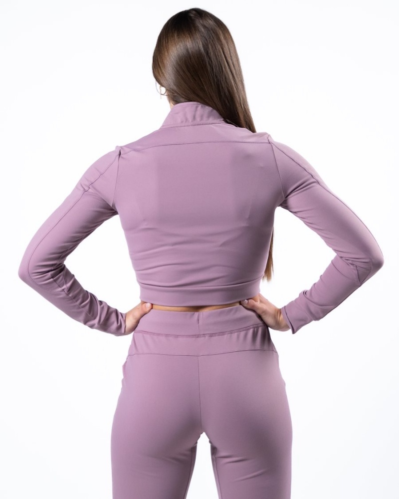 Purple Dove Alphalete Trace Jacket Women's Jackets | 1952486-HJ