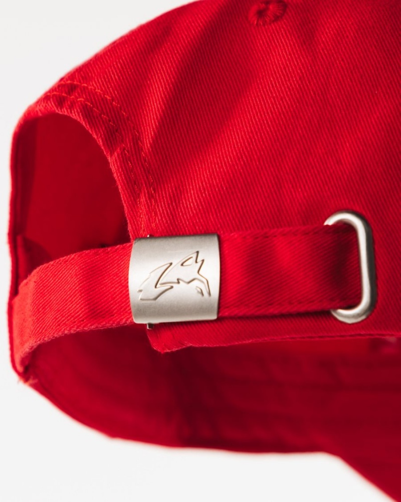 Red / White / Yellow Alphalete Claw Hat Men's Accessories | 0742395-CE