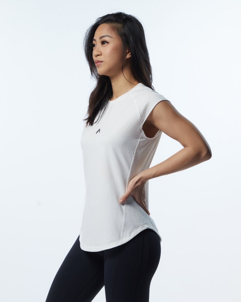 Resin Alphalete Velocity Tee Women's Shirts | 1470865-QZ