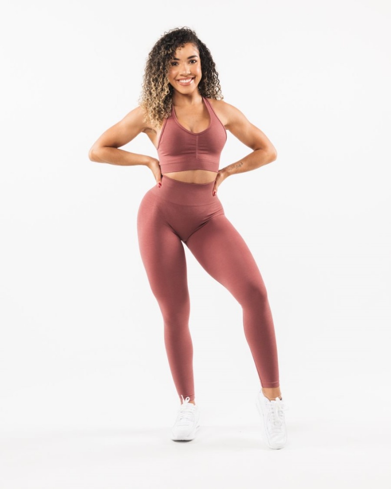 Rose Alphalete Amplify Legging Women's Leggings | 6597384-XQ