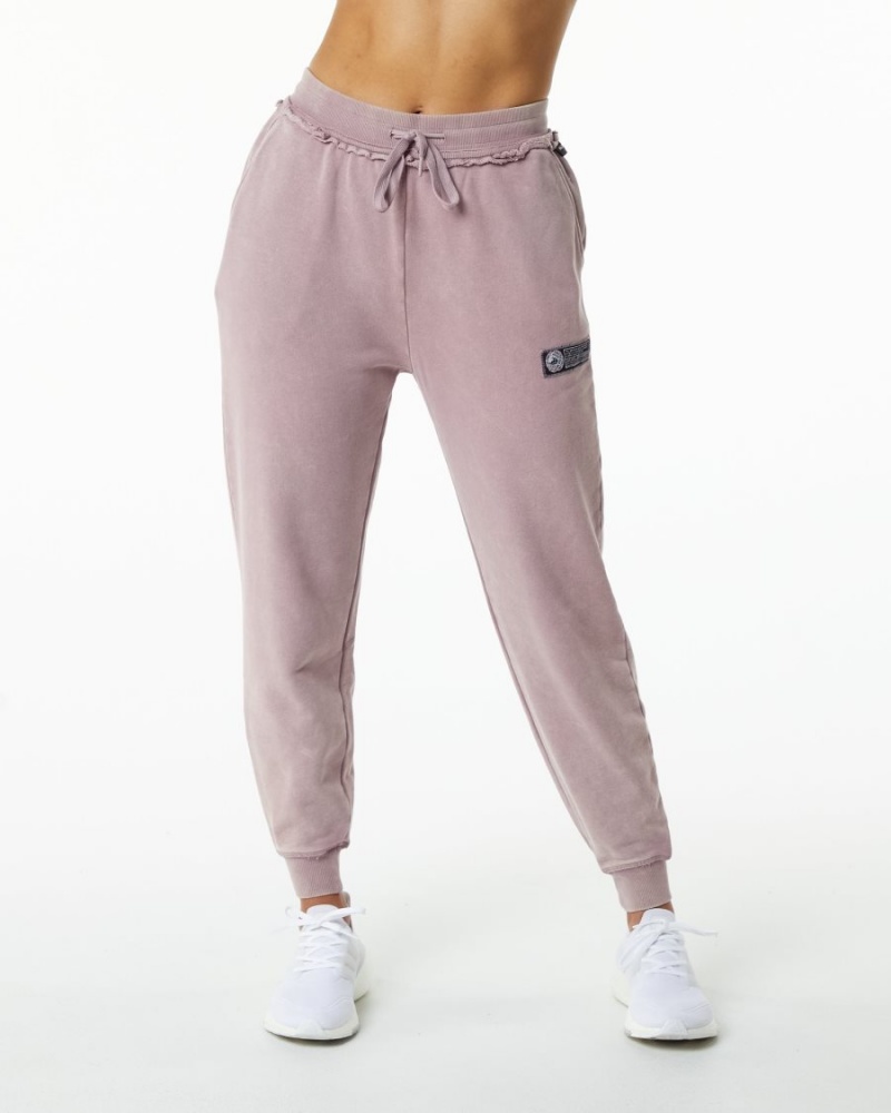 Rose Quartz Alphalete Very Terry Jogger Women's Jogger | 7620438-BO