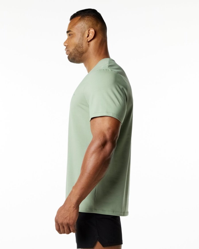 Sage Alphalete Classic Tee Men's Shirts | 2905371-UN