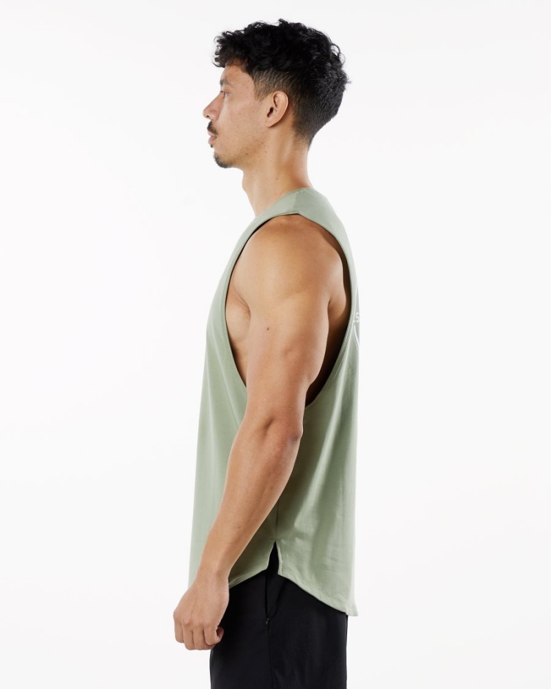 Sage Alphalete Dynasty Tank Men's Tanks | 3694750-NF