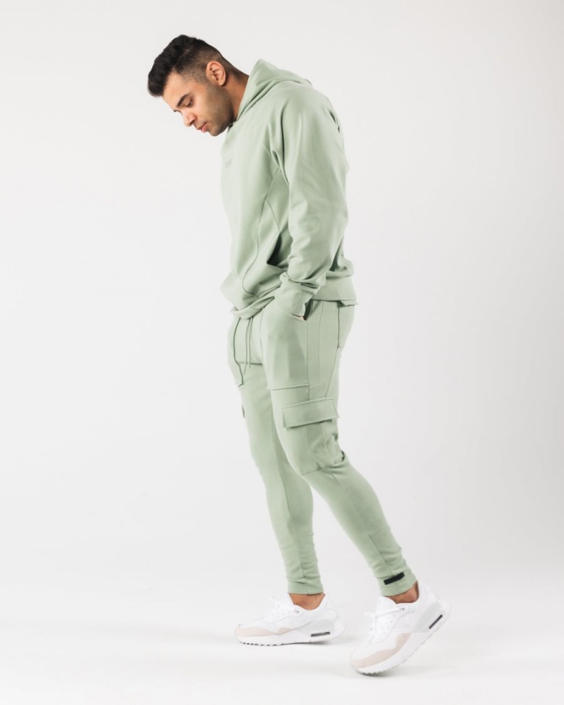 Sage Alphalete Identity Cargo Men's Jogger | 5403816-QI