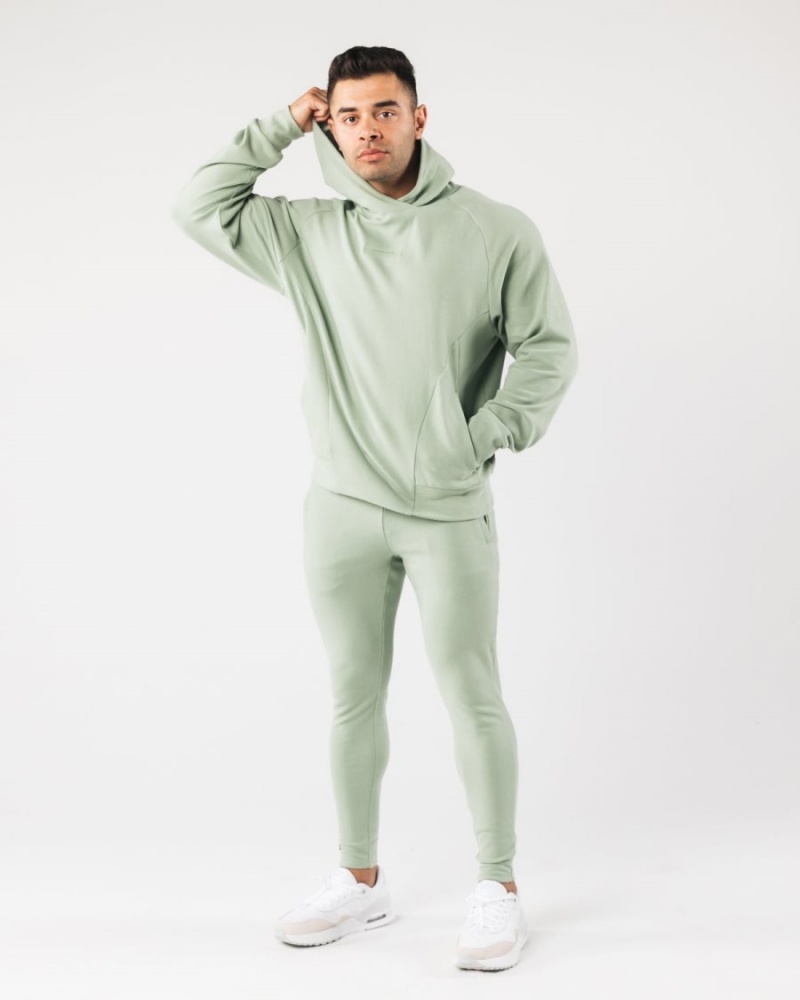 Sage Alphalete Identity Pro Hoodie Men's Hoodie | 7820413-WG