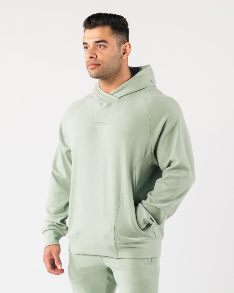 Sage Alphalete Identity Pro Hoodie Men's Hoodie | 7820413-WG