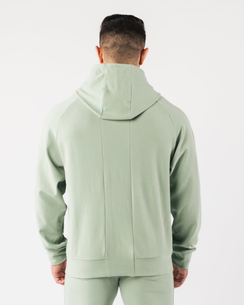 Sage Alphalete Identity Pro Hoodie Men's Hoodie | 7820413-WG