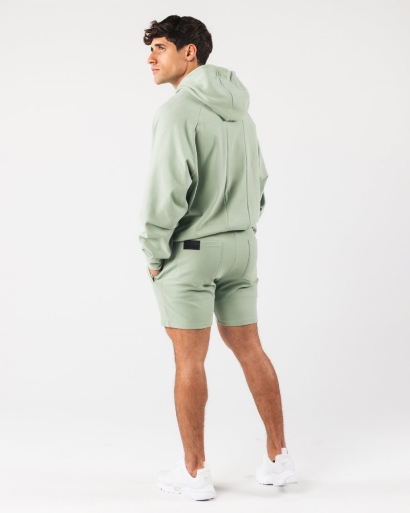 Sage Alphalete Identity Short 6” Men's Shorts | 0675831-NV