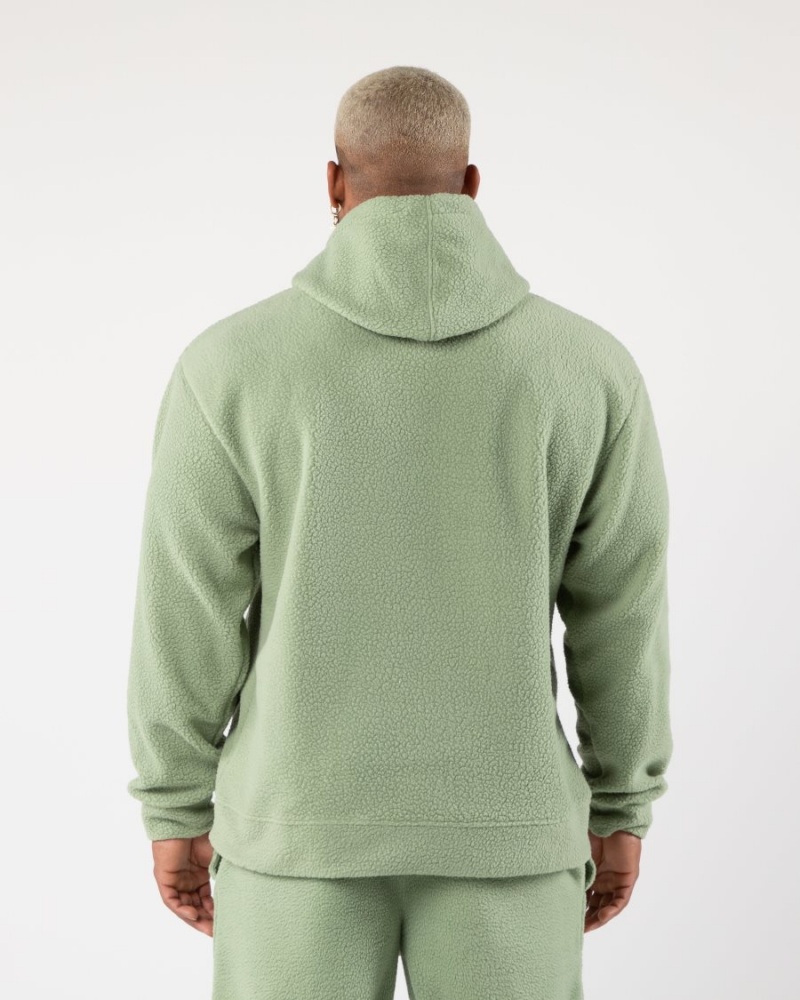 Sage Alphalete King Hoodie Men's Hoodie | 4768503-DP