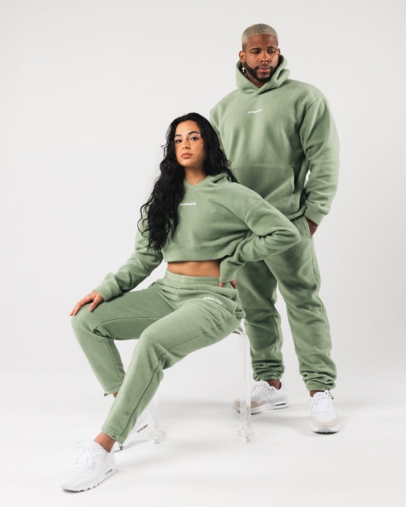 Sage Alphalete King Jogger Men's Jogger | 9247351-XG